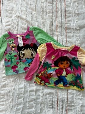 Dora & Ni Hao Ki Lan Pajama Tops